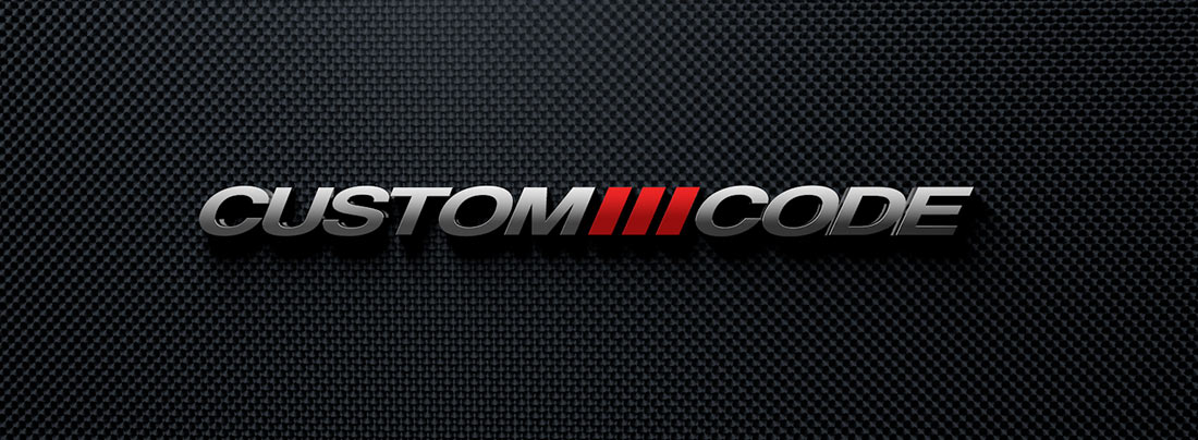 custom-code website 3d logo
